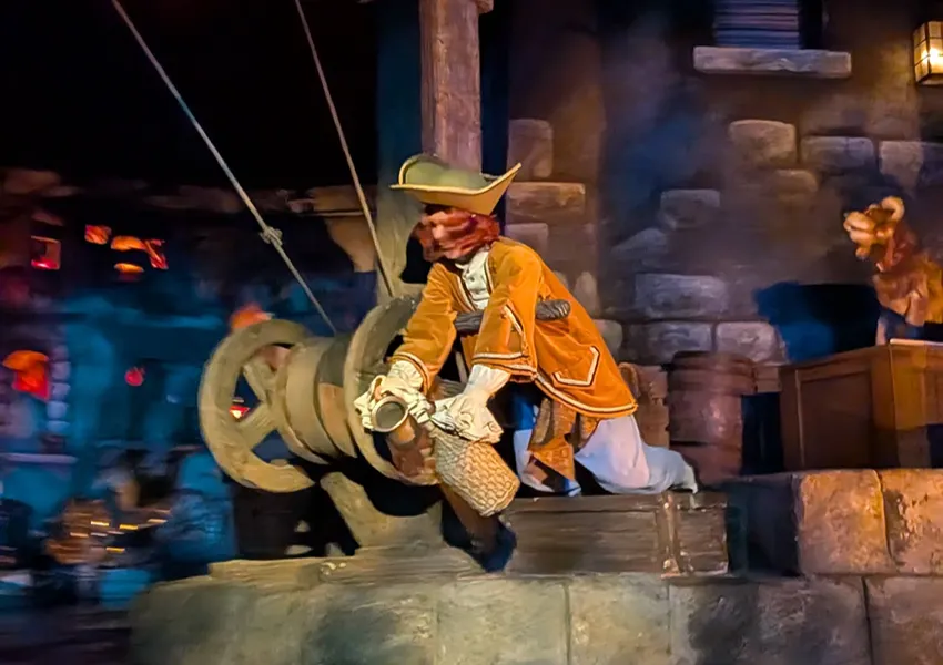 Chute de Pirates of the Caribbean, Disneyland Paris