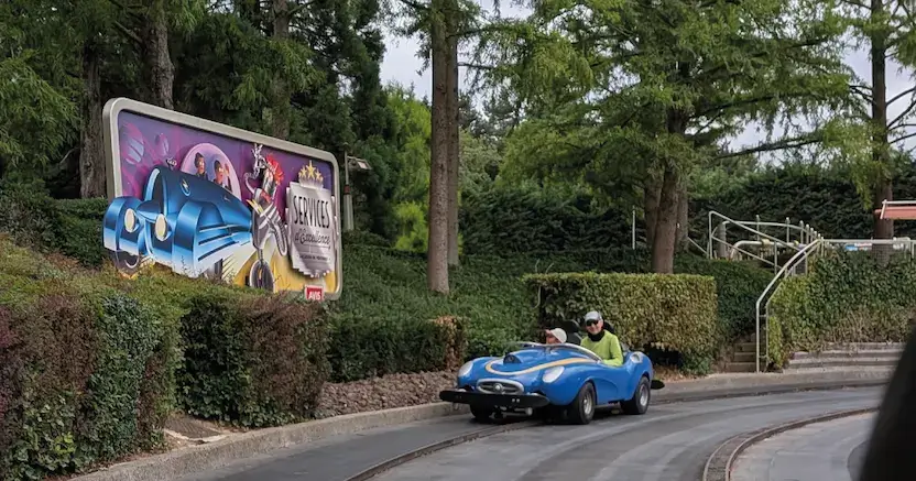 A journey to the past in a car from the future with Autopia at Disneyland Paris