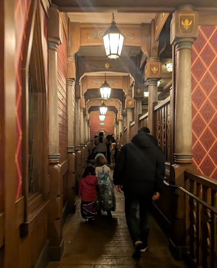 Family using the Baby Switch service at Disneyland Paris