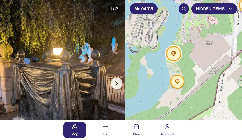 Boot Hill Cemetery near Phantom Manor in Frontierland