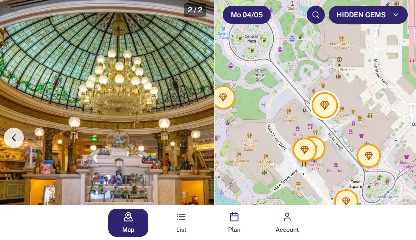 Harrington's Acoustic Dome in Main Street U.S.A.