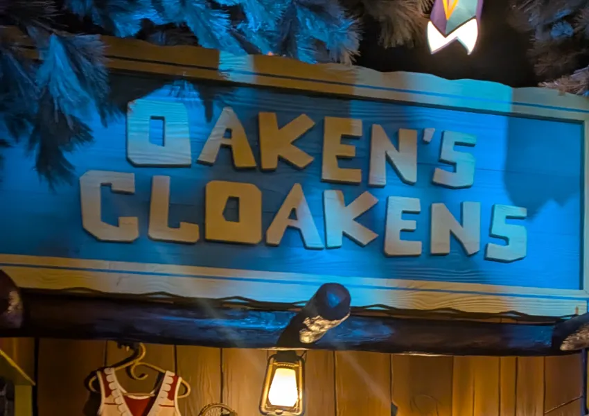 Die dunkle Abfahrt bei Frozen Ever After, Disneyland Paris
