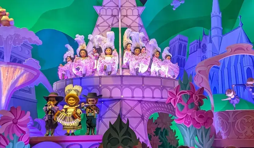 The Paris scene in It's a Small World at Disneyland Paris