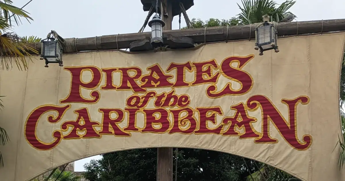 Pirates of the Caribbean entrance